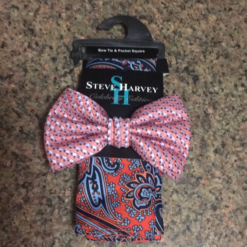 Bow tie and pocket square